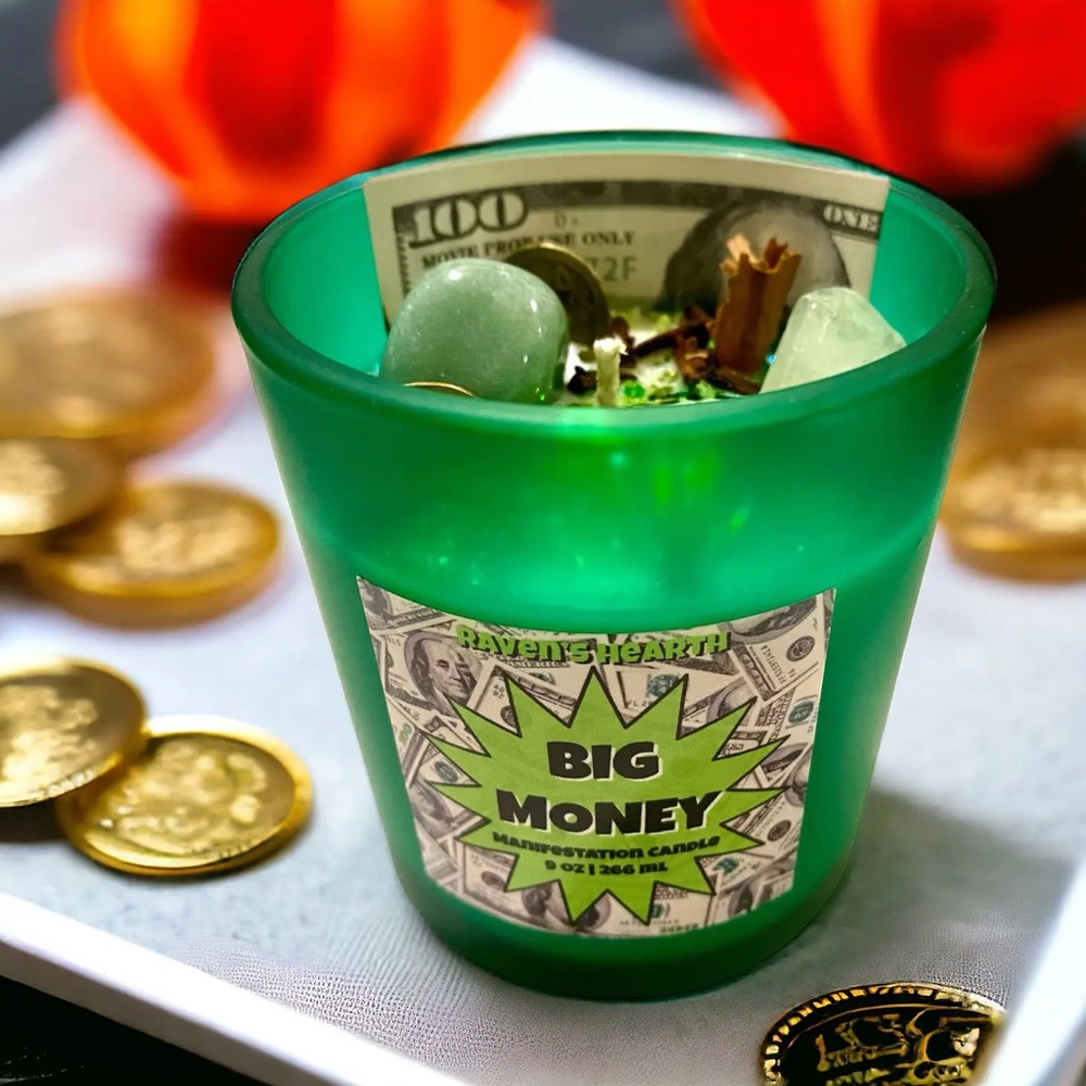 Big Money Manifestation Candle | Smells like money!